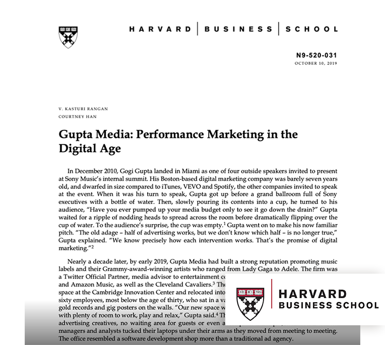 Harvard Case Study